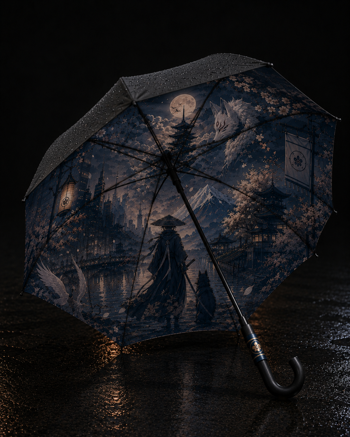 Moonlit Ronin Umbrella