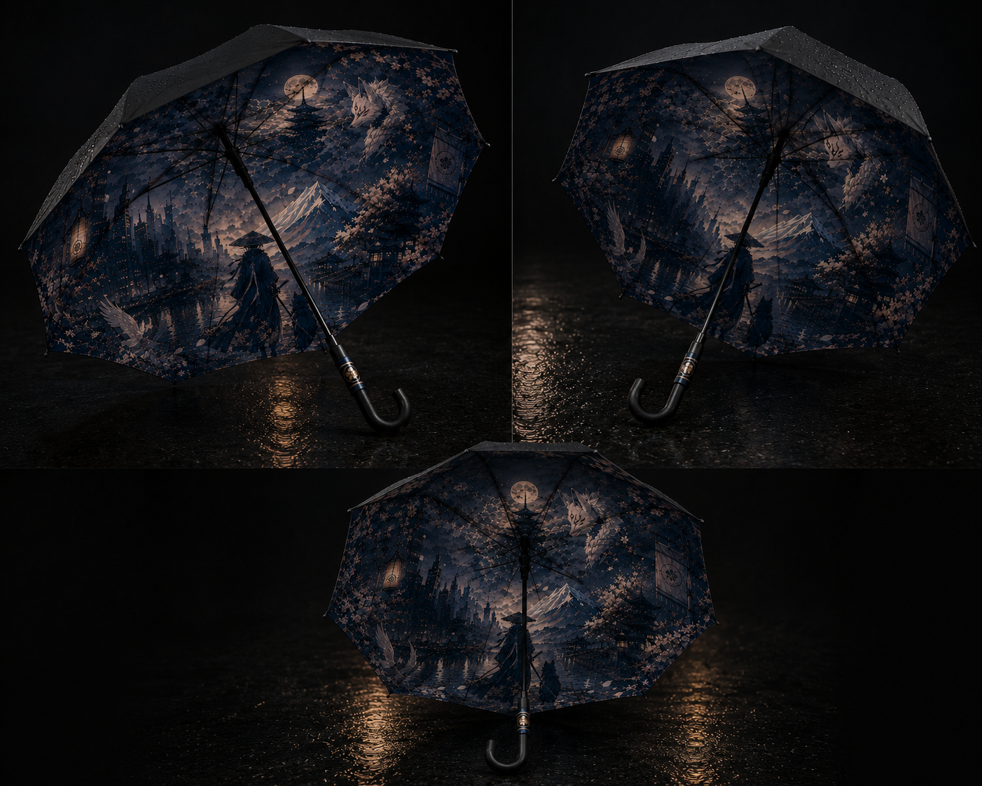Moonlit Ronin Umbrella
